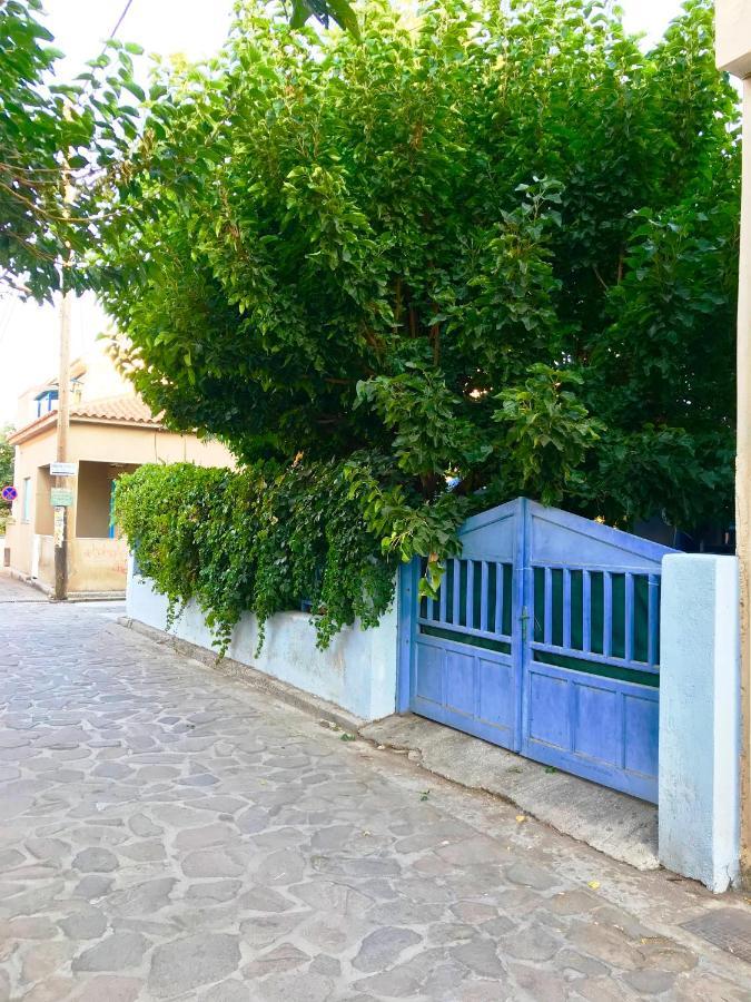 Blue Seaside House With Garden Apartment