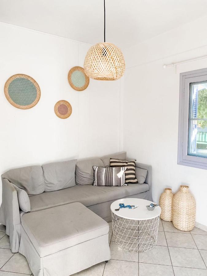Blue Seaside House With Garden Apartment
